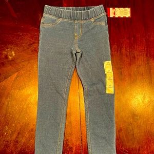 NWT Cat & Jack blue jeggings. 4T